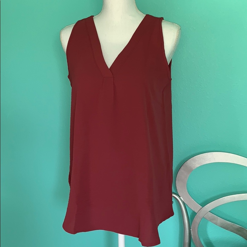V-Neck Sleeveless Top